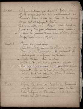 Journal de 1917 de Léopold Poiré (Nancy)